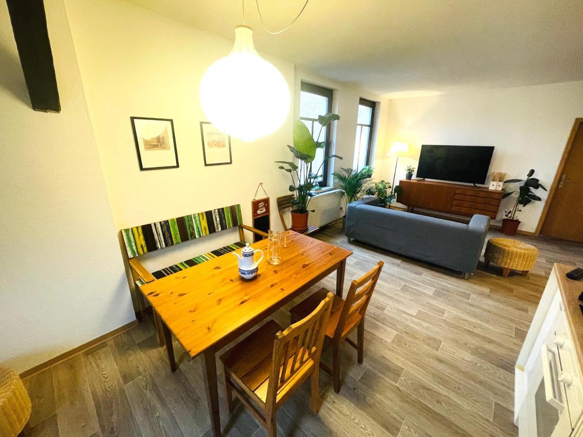 P6 - Familienwohnung Am Park Und Saale Halle  ภายนอก รูปภาพ